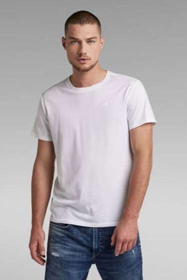 Playera Ultra Soft Manga Corta Cuello Redondo Blanca